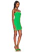 view 2 of 3 Junya Strapless Bustier Mini Dress in Bright Green