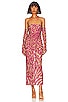 view 1 of 4 Alayah Midi Dress in Hot Pink