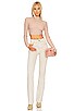 view 4 of 4 Dylan Wide Rib Cropped Sweater in Tan