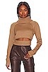 view 1 of 4 Winston Cropped Turtleneck Sweater in Tan