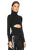 view 2 of 4 Antwerp Cut Out Turtleneck in Black