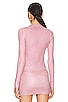 view 3 of 4 Talya Metallic Coated Sweater in Pink