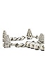 view 3 of 3 체인벨트 in Silver Rhinestone