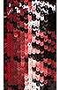 view 5 of 5 Saskia Crop Pant in Red & Black