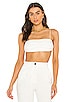 view 1 of 4 Sheela Crop Top in White