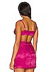 view 3 of 5 Terra Bralette in Fuchsia Purple