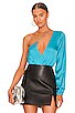 view 1 of 5 Greer Bodysuit in Turquoise