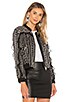 view 2 of 5 Jet Frill Bomber in Black & Silver