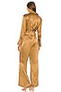 Emma Double Pocket Long Sleeve Jumpsuit, view 3, click to view large image.