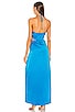 view 3 of 3 Mieta Gown with U-Bar and Straps in Electric Blue