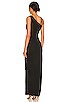 view 4 of 4 Prisha One Shoulder Gown in Black