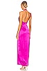 view 3 of 4 Ramina Halter Neck Gown in Ruby