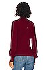 view 3 of 4 Karima Mock Neck Top in Ruby