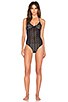 view 1 of 3 Spiral Lace One Piece Swimsuit in Black