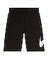 view 1 of 4 NSW Club Short in Black & White