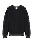 view 1 of 3 M NL CABLE KNIT SWEATER LS in Black
