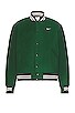 view 1 of 4 M NK AU VARSITY JKT in Green