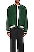 view 3 of 4 M NK AU VARSITY JKT in Green