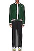 view 4 of 4 M NK AU VARSITY JKT in Green