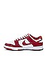 view 5 of 6 Dunk Low Retro in Gym Red & White