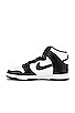 view 5 of 6 Dunk High Retro in White & Black