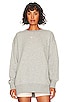 view 1 of 4 NSW FLEECE CREWNECK 맨투맨셔츠 in Dark Grey Heather & Sail