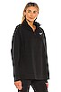 nsw qz fleece pullover in black nike