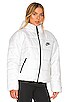 view 3 of 5 NSW Classic Hooded Jacket in White & Black