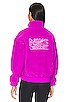 view 5 of 6 NSW Swoosh Plush Jacket in Vivid Purple & Pink Oxford