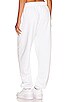 view 4 of 5 NSW Club Fleece Sweatpant in White & Black