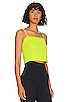 view 2 of 4 Essential Rib Crop Top in Atomic Green