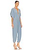 view 2 of 3 Rectangle Jog Jumpsuit in Soft Blue