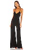 view 2 of 3 Low Back Slip Jumpsuit in Black