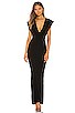view 4 of 4 X REVOLVE V Neck Rectangle Gown in Black