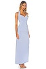 X REVOLVE Halter Sweetheart Side Drape Gown, view 2 of 3, click to view large image.