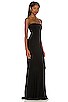 view 3 of 4 x REVOLVE Strapless Fishtail Gown in Black