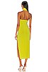 view 3 of 3 Halter Turtle Side Slit Gown in Spring Green