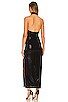 Halter Turtle Side Slit Gown, view 3, click to view large image.