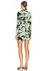view 3 of 3 x REVOLVE Mini Tie Front NK Shirt Dress in Tropical Mint
