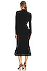 view 3 of 3 Single Breasted Fishtail Dress in Black