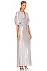 view 2 of 3 Obie Gown in Silver
