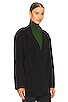 view 2 of 4 Oversized Double Breasted Jacket in Black