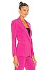 view 3 of 5 x REVOLVE Single Breasted Jacket in Orchid Pink
