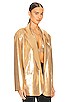 view 3 of 6 Oversized Double Breasted Jacket in Gold
