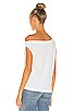 view 3 of 4 x REVOLVE Drop Shoulder Top in White