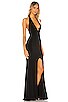 view 2 of 3 x REVOLVE Illegal Halter Gown in Black