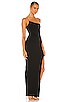view 2 of 3 Lust One Shoulder Gown in Black