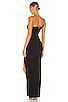 view 3 of 3 Lust One Shoulder Gown in Black