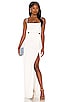 view 1 of 4 Stella Cut Out Gown in Ivory