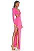 view 2 of 3 Jewel Gown in Neon Pink